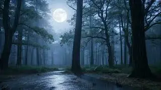 Soft Moonlit Rain | Calming Audio for Sleep & Unwinding