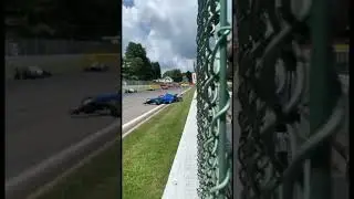 Formula 4 Crash in Spa Francorchamps #shorts #f1