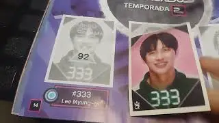 MI ÁLBUM DEL JUEGO DEL CALAMAR TEMPORADA 1 Y 2, coleccionando.