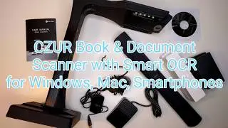 CZUR Book & Document Scanner with Smart OCR for Mac and Windows
