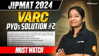 JIPMAT 2024 - VARC Previous Year Questions Solution (Que 21 to 34)✍🏻| JIPMAT 2025 Preparation 🎯