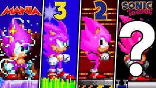 EVOLUTION OF MIRACLE SUPER SONIC FORMS MODS -  SONIC CLASSIC GAMES COLLECTION