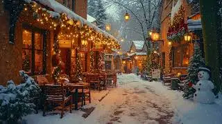 Quiet Winter Streets Jazz 🎷 Smooth Night Jazz for Snowy Cities