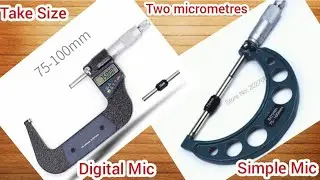 Digital vs Manual Micrometer | Accuracy Test micrometre  (75mm-100mm) in Urdu/Hindi | Accuracy Check