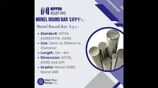 Round Bar | Monel Round Bar | Titanium Round Bar- Nippon Alloys Inc