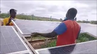 Werkzaamheden in de  zonneweide