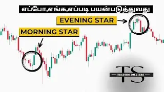 Morning Star & Evening star trading strategy in Tamil | Breakout strategy | Candlesticks pattern