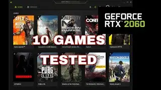 RTX 2060 + i7 10750H !! 10 GAMES TESTED 1080P ULTRA - MSI GL65!