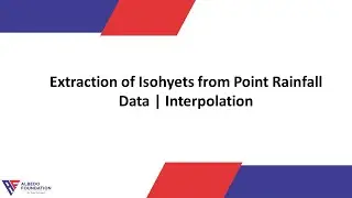 Extraction of Isohyets from Point Rainfall Data | Interpolation