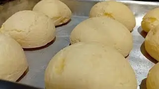 P&atilde;o de queijo caseiro receita f&aacute;cil #paodequeijo #receitafacil #comida #food 