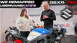 We remapped UsernameKate's Suzuki GSXR 750 | BHP UK Custom ECU Remapping