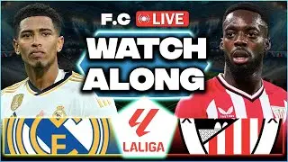 Real Madrid vs Athletic Club LIVE Watch-Along | Intense La Liga Clash! 🏆🔴⚪