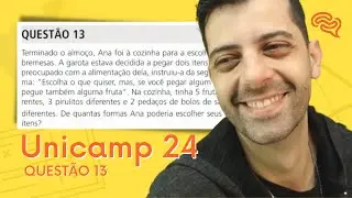 Unicamp 2024 - Q13 - Terminando o almoço, Ana foi à cozinha para a escolha