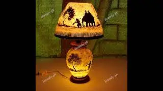 Camel Skin Lamps - Safari Art - Homely.pk