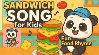 Big and Tall Sandwich Song 🍞 | Preschool Food Rhyme | Momo Tots