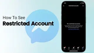 Как просмотреть список ограниченных контактов в Facebook Messenger (2025)