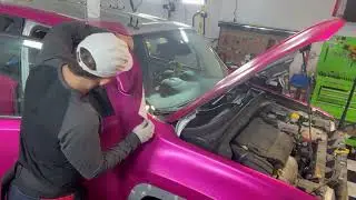 HOT PINK JEEP RENEGADE WRAP