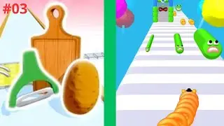 Potato Rush vs Slither Runner #3 - All Level Gameplay Android,iOS