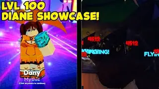 LVL 100 DIANE SHOWCASE IN ANIME ADVENTURES!