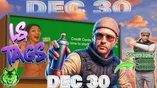 GTA Online LS Tags Location Today December 30 | I Found ALL 5 LS Tags in GTA Online Today!