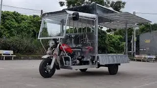 Xe ba bánh bán hàng rong, xe chở cỗ, xe chở hoa quả