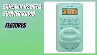REVIEW (2025): Sangean H205TQ Shower Radio. Features