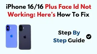 iPhone 16/16 Plus Face Id Not Working: Here&rsquo;s How To Fix