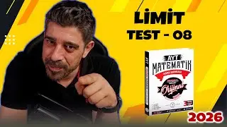 Limit TEST 08 | 2026 ORİJİNAL MATEMATİK AYT SORU BANKASI | #yks2026