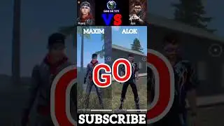 FREE FIRE # MAXIM VS AWAKENED ALOK # MEDICATE CHALLENGE #(VIRAL)SHORT