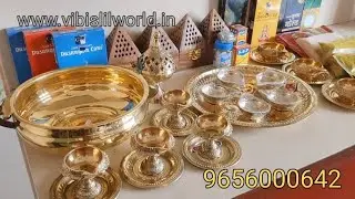 புதுசா கஸ்டமர் ஆர்டர் பண்ண பிராஸ் கலெக்சன்ஸ் பார்க்கலாம் வாங்க#brasscollection #sale #onlineshopping
