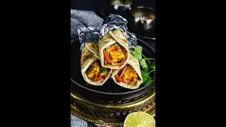 Paneer Kathi Roll - Paneer Frankie #shorts