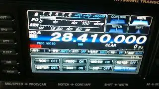 PU2RDB EM DX PT2FBI  SSB 10M 17/02/18.