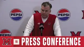 Miami Football Dequan Finn, Adam Trick, and Head Coach Chuck Martin 10-25 Post Game Press Conference