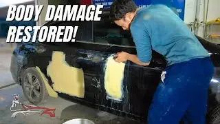 Hyundai Accent Body Repair &ndash; Professional Painting & Restoration Process
