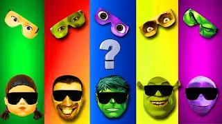 DAME TU COSITA 👀 Wrong Body Parts Dance Funny Puzzle Wrong Heads