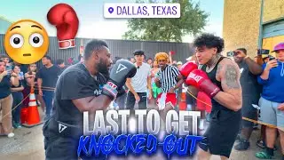 CRAZY LAST TO GET KNOCKED OUT IN DALLAS HOOD👀😳🔥&hellip;