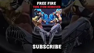 Free Fire This Item Removed😭!! #freefire #free #freefiremax #freefireshorts #garenafreefire #garena