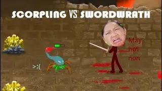 Scorpling (+ Heath Poison) VS Swordwrath | Full Crawler VS Full Earth | Stick Empires