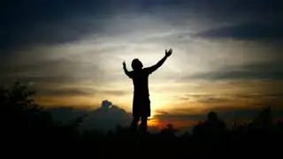 Man Walking || Alone In || Sunset Background || Video
