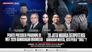 Pidato Presiden Prabowo di WEF 2026 Banggakan Indonesia I INDONESIA KITA