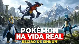Pokémon na Vida Real | Todos os 107 da Região de Sinnoh (Gen 4 Reimaginada com IA)