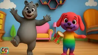Kalu and His Dancing Bear 🐻 Fun Kids Song in English | ShraviToons
