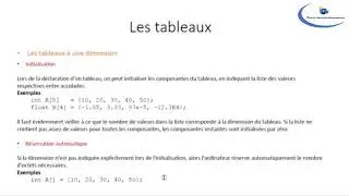 Informatique- language C- TEER