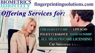 Maryland Fingerprinting | Biometrics Identity Verification System | Beltsville, MD