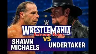 Shawn Michaels vs Undertaker | Extreme Rules | Ultra Realistic | WhatTheGame | #wwe