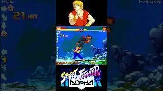 Ken Stun Combo Hyper Street Fighter Alpha #streetfighter