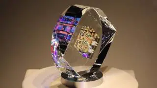 Optic Eye - Glass Sculpture by Jack Storms