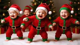 Jingle Bells Baby Dance | Cute Happy Babies Christmas Song | Kids Dance Video Christmas Special 2025