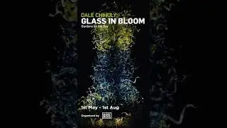 Dale Chihuly: Glass In Bloom at Gardens by the Bay - Blue Green Tower