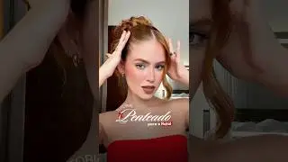 PENTEADO PARA O NATAL / ANO NOVO / R&Eacute;VEILLON 🌟 #beleza #penteado #tutorial #natal #reveillon